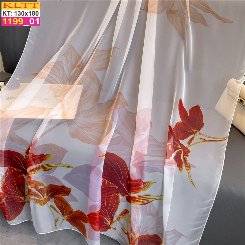 Khăn Lụa Tơ Tằm Thế Giới Khăn Đẹp cao cấp KLTT 19901