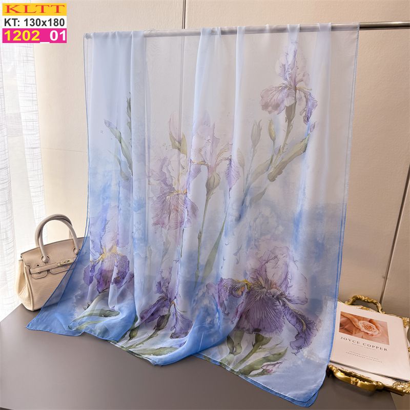 Khăn Lụa Tơ Tằm Thế Giới Khăn Đẹp cao cấp KLTT 202_01