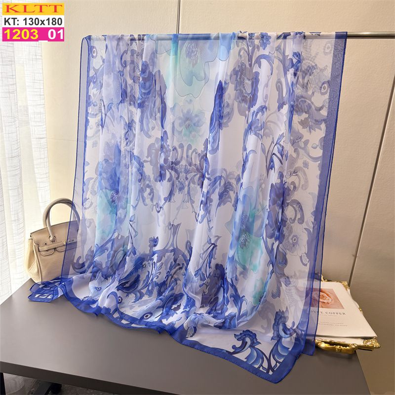 Khăn Lụa Tơ Tằm Thế Giới Khăn Đẹp cao cấp KLTT 203_01