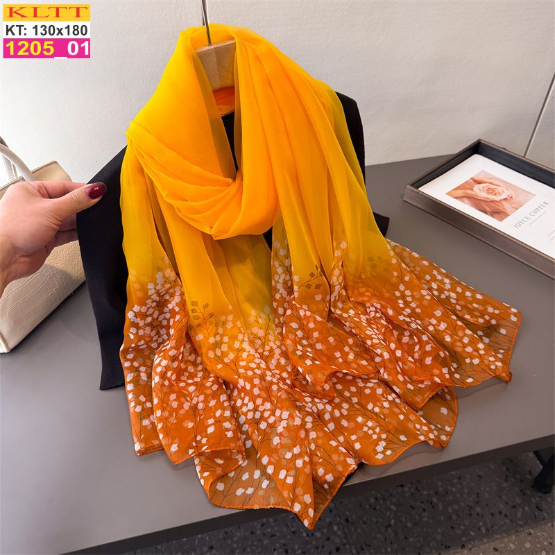 Khăn Lụa Tơ Tằm Thế Giới Khăn Đẹp cao cấp KLTT 205_01