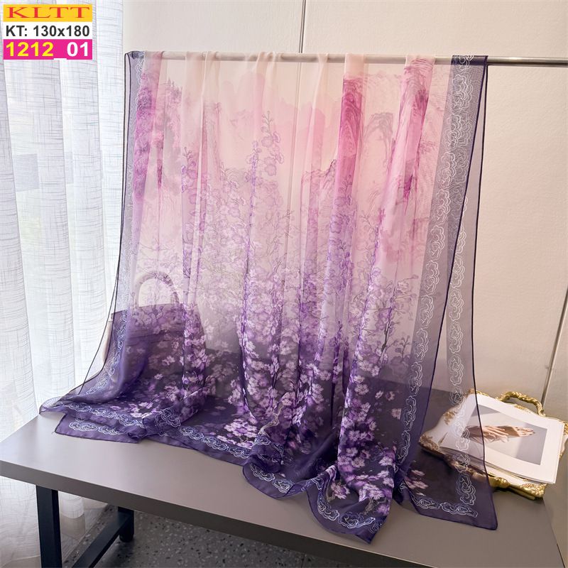 Khăn Lụa Tơ Tằm Thế Giới Khăn Đẹp cao cấp KLTT 212_01