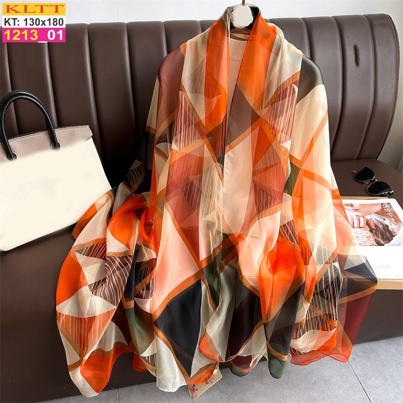 Khăn Lụa Tơ Tằm Thế Giới Khăn Đẹp cao cấp KLTT 213_01