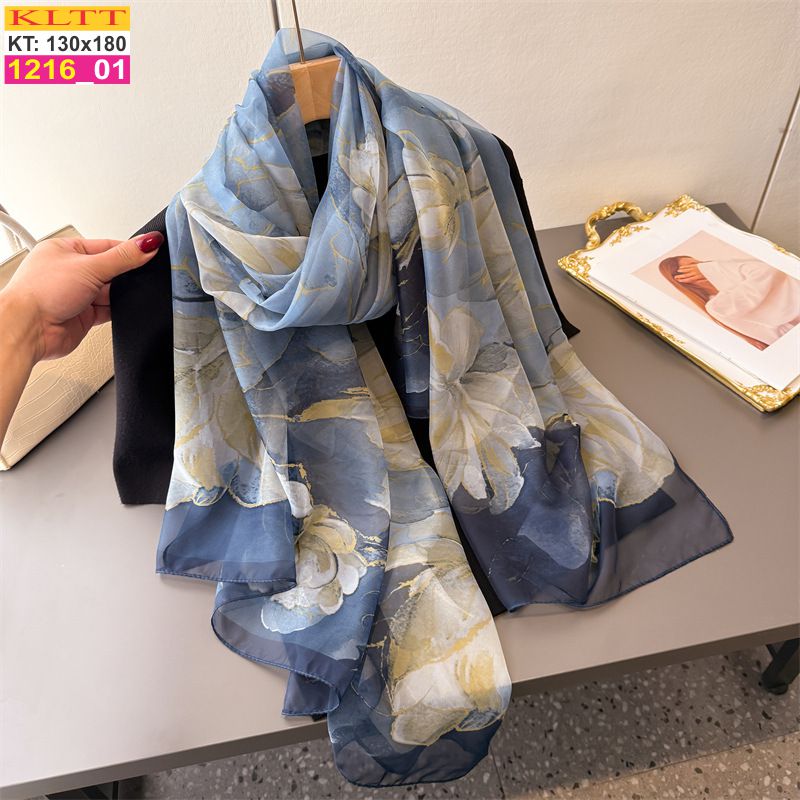 Khăn Lụa Tơ Tằm Thế Giới Khăn Đẹp cao cấp KLTT 216_01