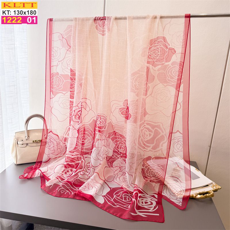 Khăn Lụa Tơ Tằm Thế Giới Khăn Đẹp cao cấp KLTT 222_01