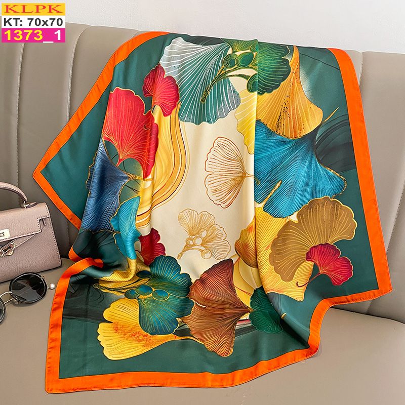 Khăn Phụ Kiện Lụa Vuông 70cm - Thế Giới Khăn Đẹp C1006_1