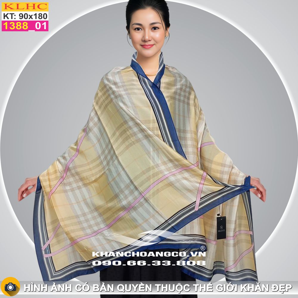Khăn Choàng Cổ Lụa Thời Trang Thế Giới Khăn Đẹp KLHC 1086_1