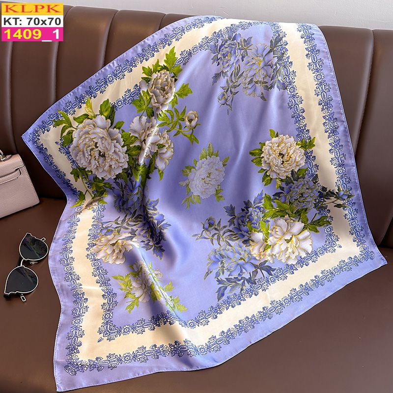 Khăn Phụ Kiện Lụa Vuông 70cm - Thế Giới Khăn Đẹp C1009_1