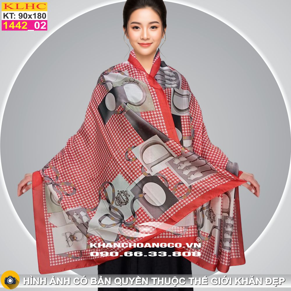 Khăn Choàng Cổ Lụa Thời Trang Thế Giới Khăn Đẹp KLHC 1135_2