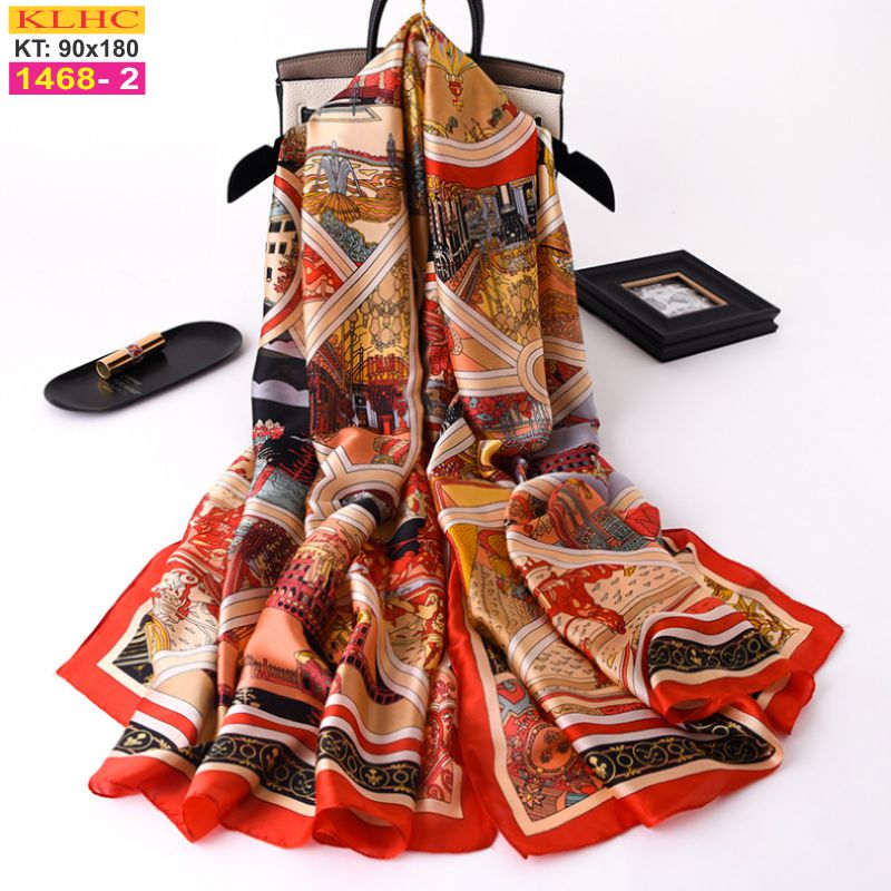 Khăn Choàng Cổ Lụa Thời Trang Thế Giới Khăn Đẹp KLHC 1001_2
