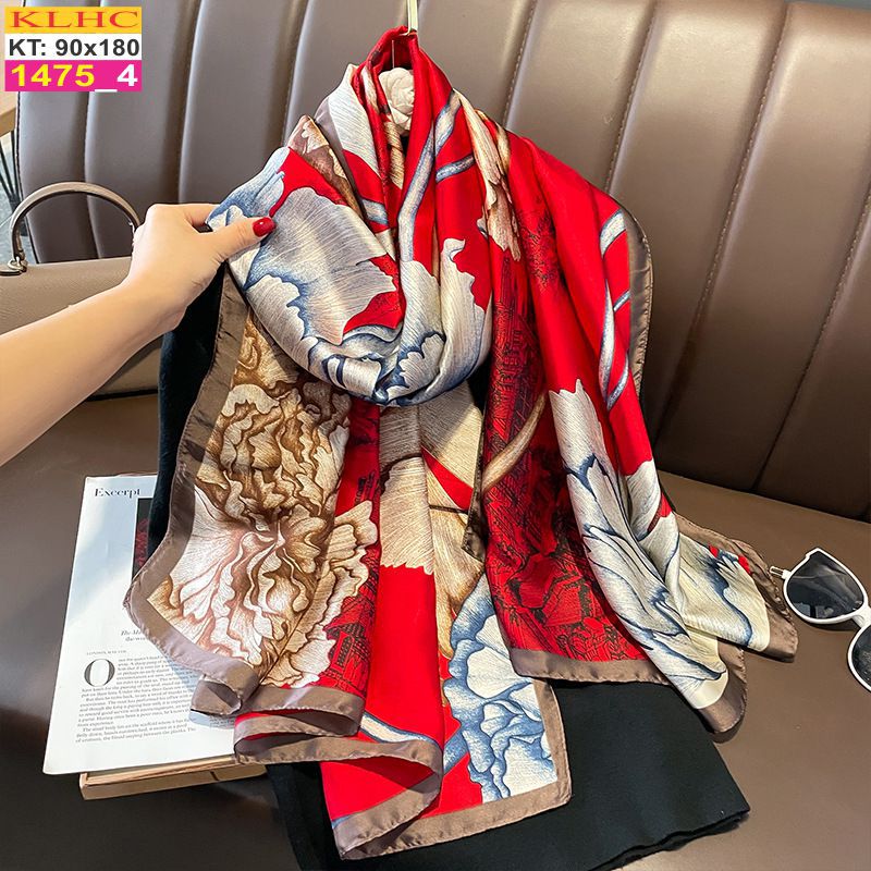 Khăn Choàng Cổ Lụa Thời Trang Thế Giới Khăn Đẹp KLHC 1003_4