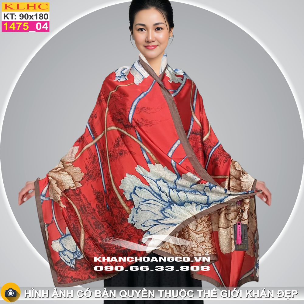 Khăn Choàng Cổ Lụa Thời Trang Thế Giới Khăn Đẹp KLHC 1003_4