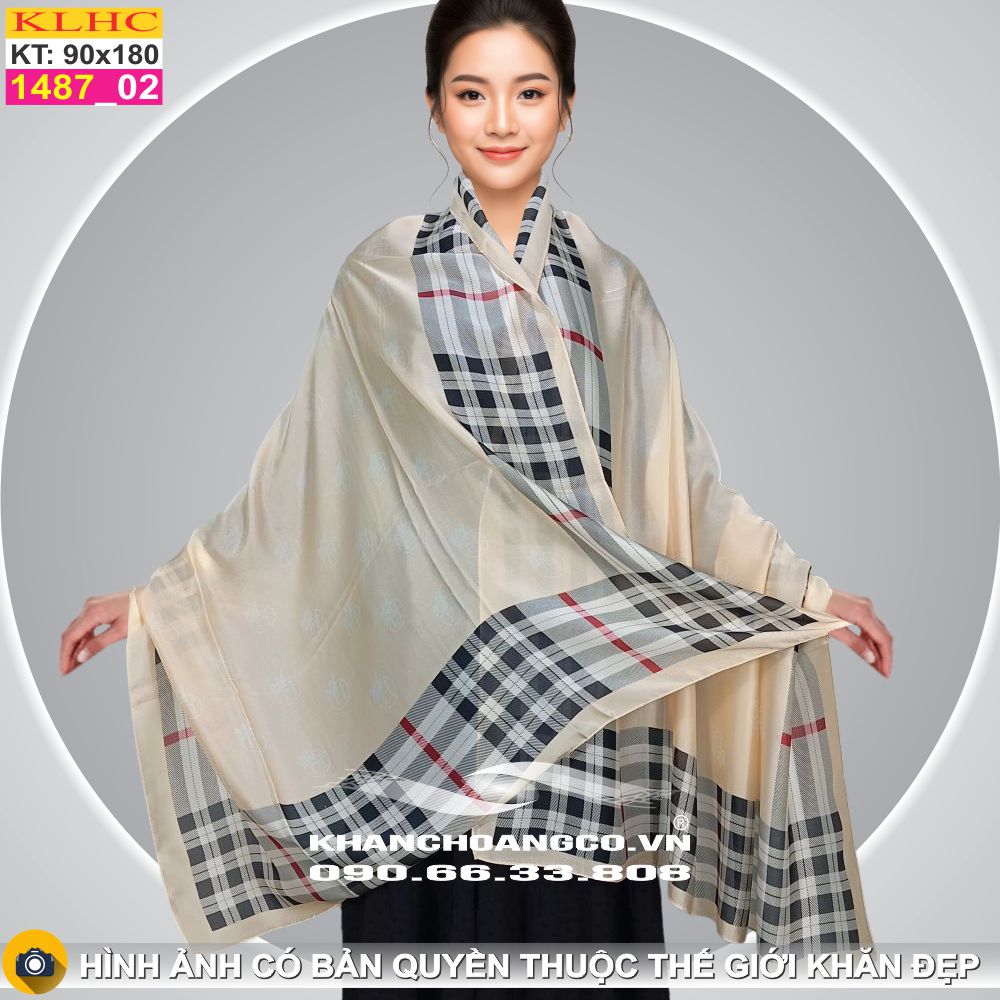 Khăn Choàng Cổ Lụa Thời Trang Thế Giới Khăn Đẹp KLHC 1145_2