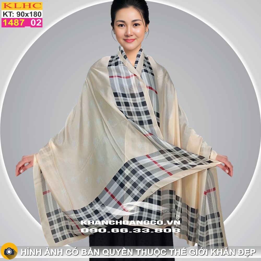 Khăn Choàng Cổ Lụa Thời Trang Thế Giới Khăn Đẹp KLHC 1145_2