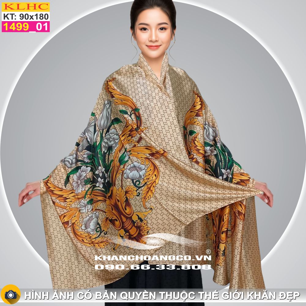 Khăn Choàng Cổ Lụa Thời Trang Thế Giới Khăn Đẹp KLHC 1150_1