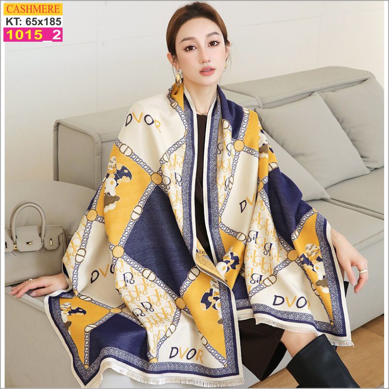 Khăn Choàng Cổ Cashmere Cao Cấp Thế Giới Khăn Đẹp C_1015_2