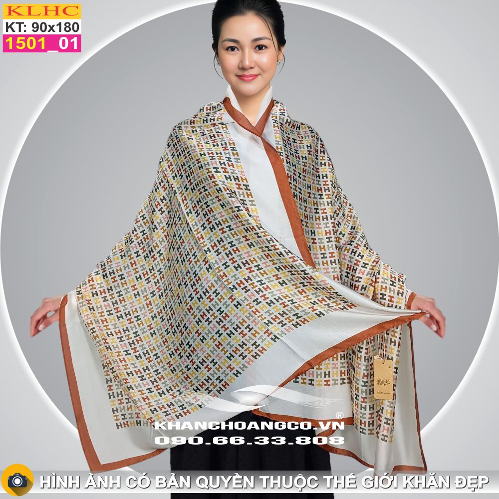 Khăn Choàng Cổ Lụa Thời Trang Thế Giới Khăn Đẹp KLHC 1043_1