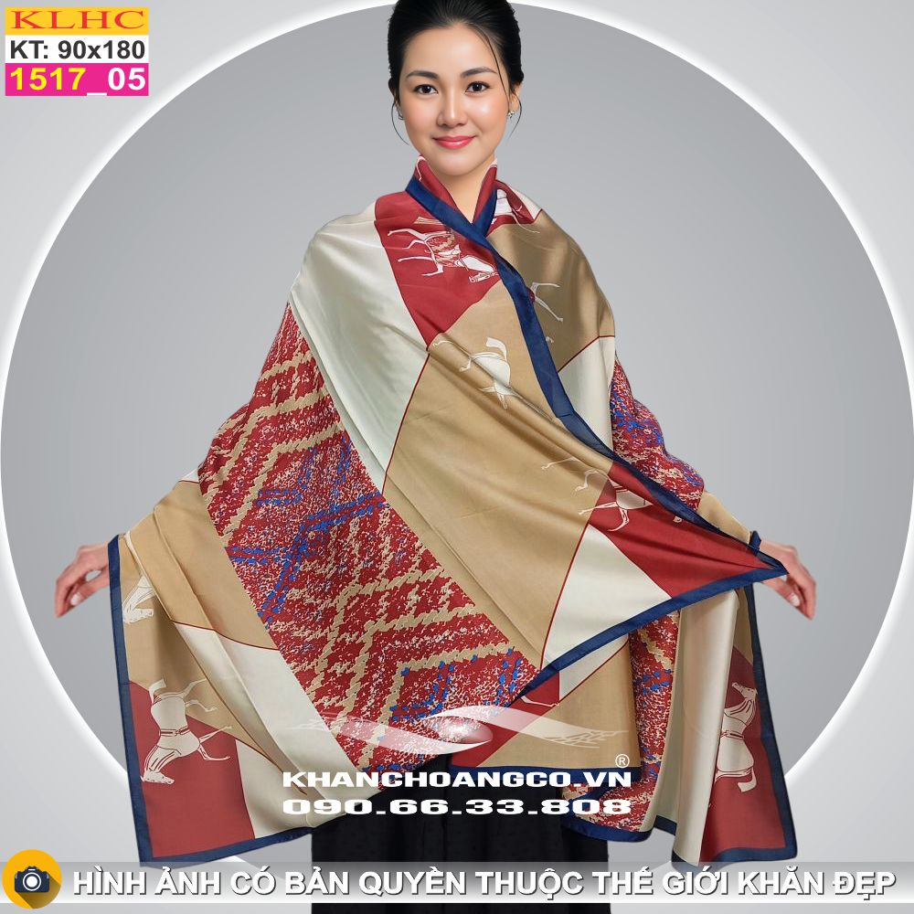 Khăn Choàng Cổ Lụa Thời Trang Thế Giới Khăn Đẹp KLHC 1018_4