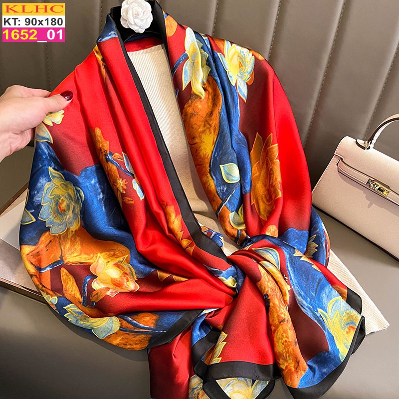 Khăn Choàng Cổ Lụa Thời Trang Thế Giới Khăn Đẹp KLHC 1067_1