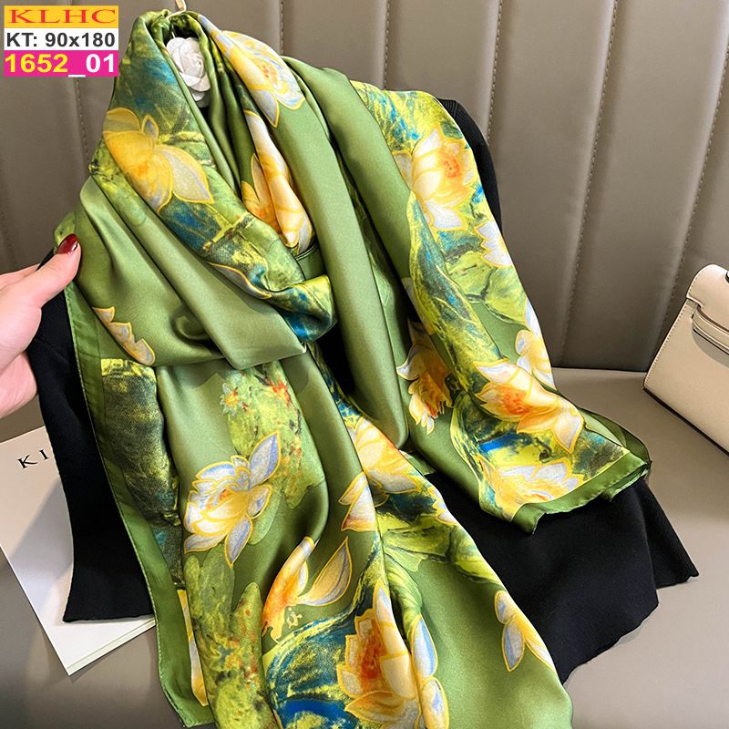 Khăn Choàng Cổ Lụa Thời Trang Thế Giới Khăn Đẹp KLHC 1067_2