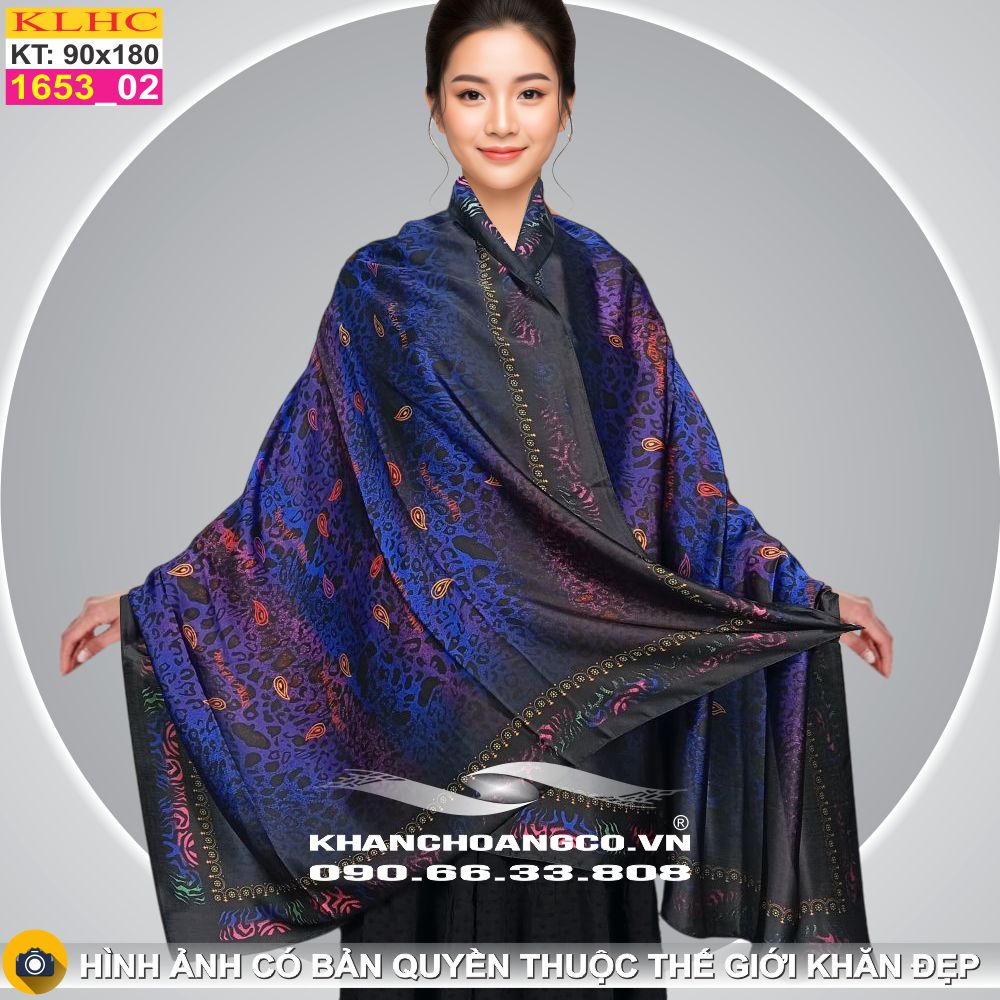 Khăn Choàng Cổ Lụa Thời Trang Thế Giới Khăn Đẹp KLHC 1072_2