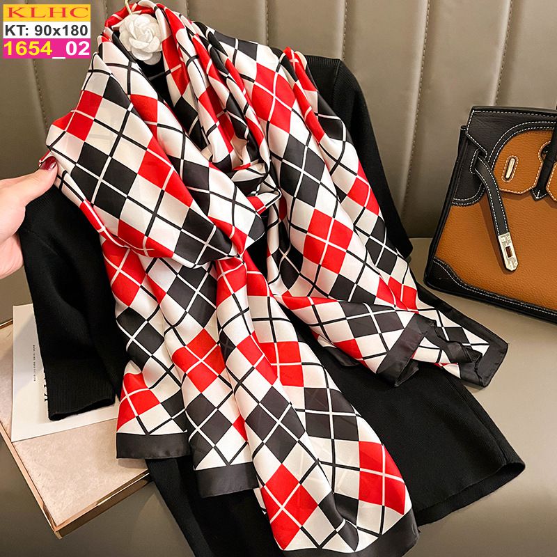 Khăn Choàng Cổ Lụa Thời Trang Thế Giới Khăn Đẹp KLHC 1013_2