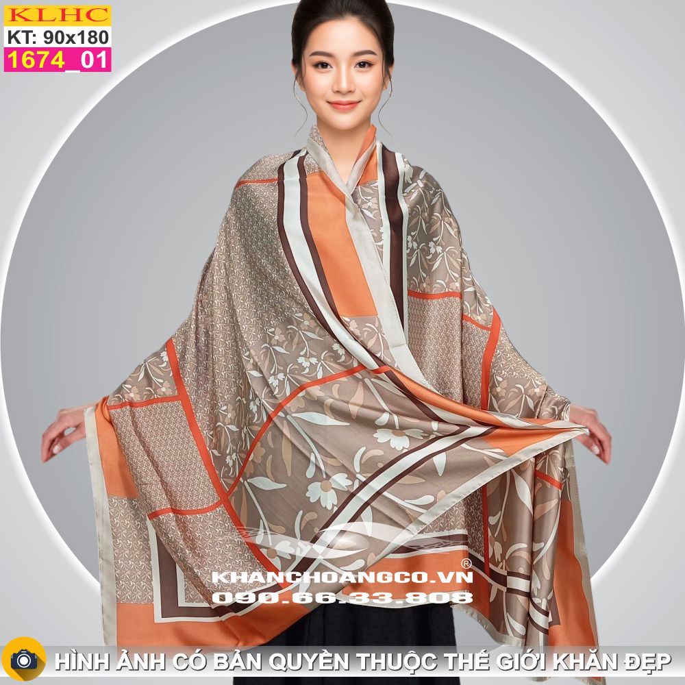Khăn Choàng Cổ Lụa Thời Trang Thế Giới Khăn Đẹp KLHC 1124_1