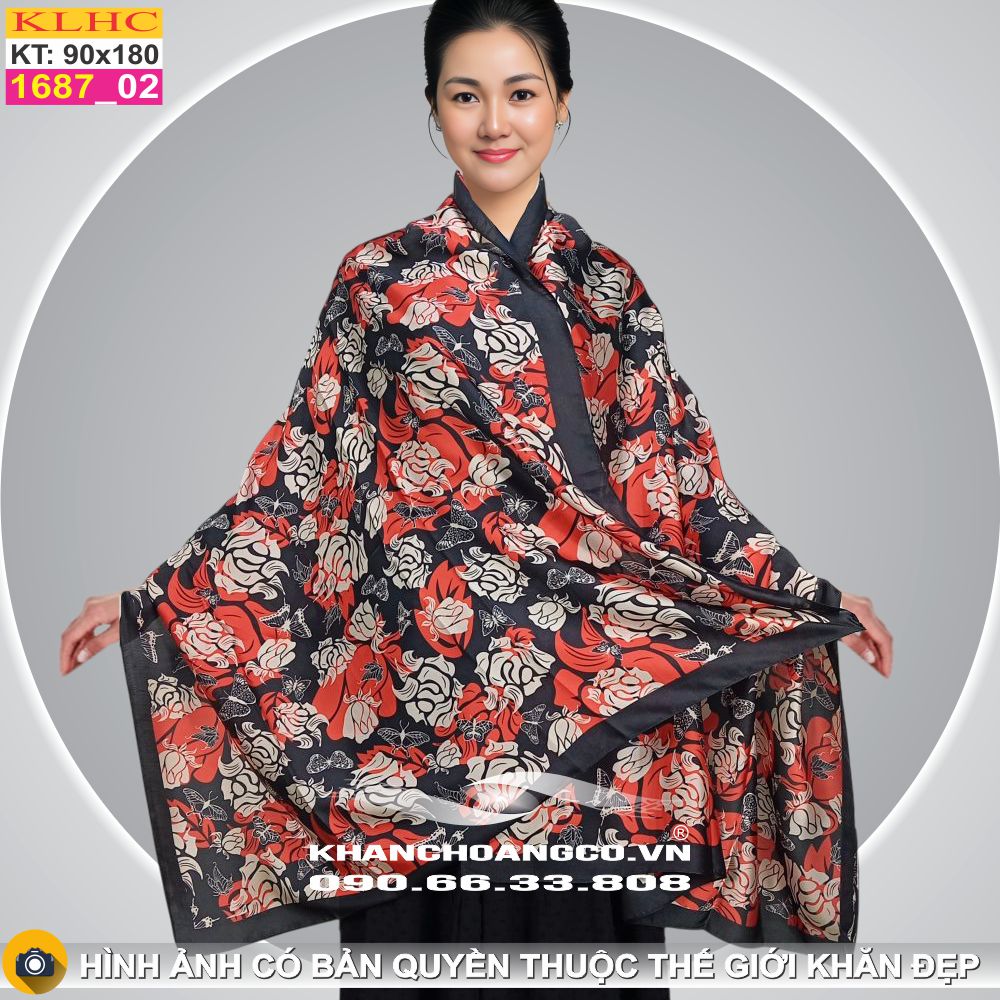 Khăn Choàng Cổ Lụa Thời Trang Thế Giới Khăn Đẹp KLHC 1015_2