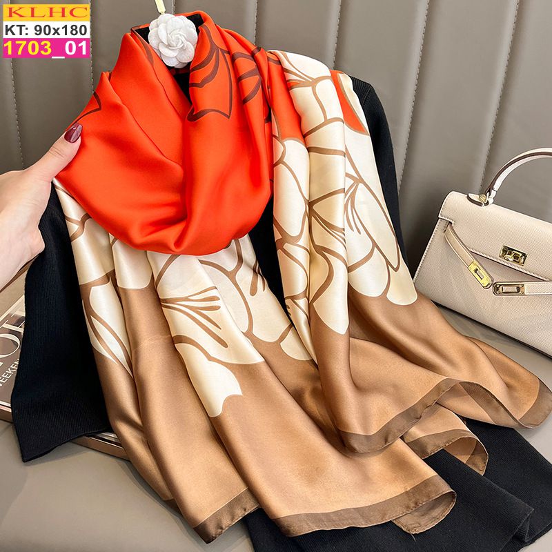 Khăn Choàng Cổ Lụa Thời Trang Thế Giới Khăn Đẹp KLHC 1140_1