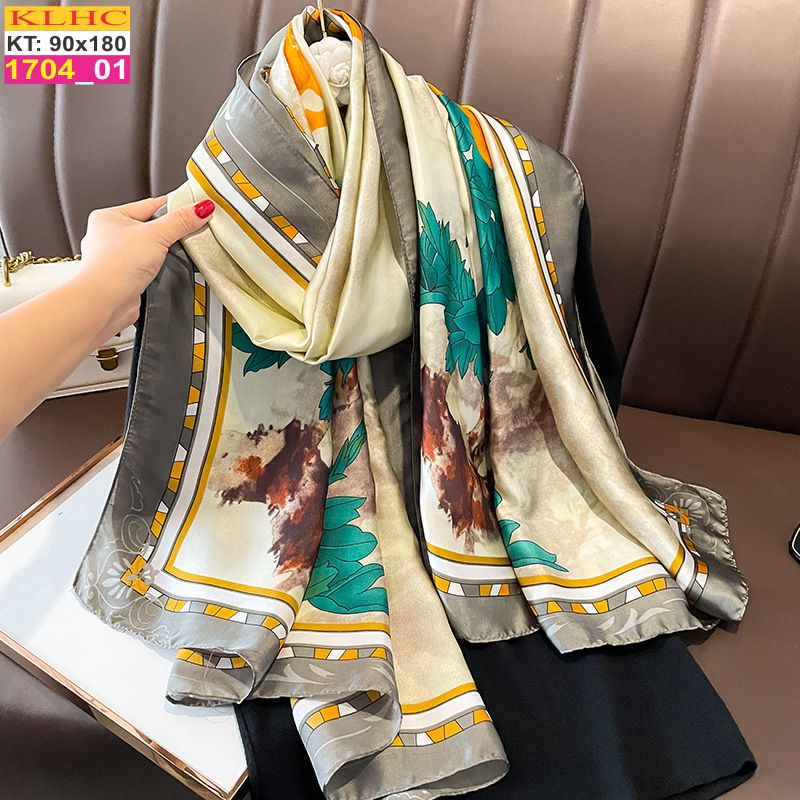 Khăn Choàng Cổ Lụa Thời Trang Thế Giới Khăn Đẹp KLHC 1041_1