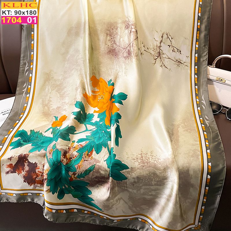Khăn Choàng Cổ Lụa Thời Trang Thế Giới Khăn Đẹp KLHC 1041_1