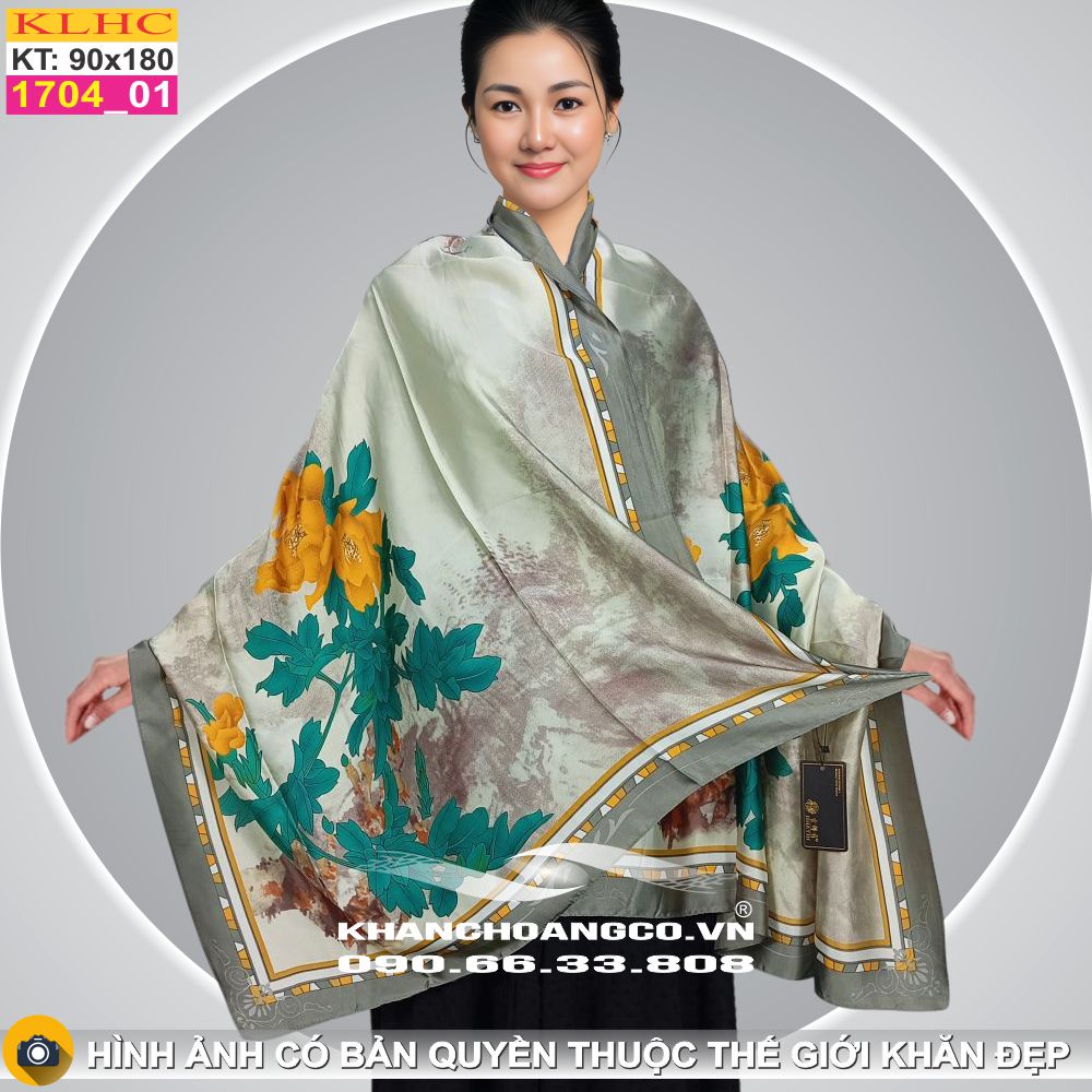 Khăn Choàng Cổ Lụa Thời Trang Thế Giới Khăn Đẹp KLHC 1041_1