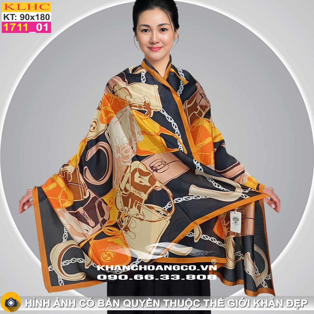 Khăn Choàng Cổ Lụa Thời Trang Thế Giới Khăn Đẹp KLHC 1080_1