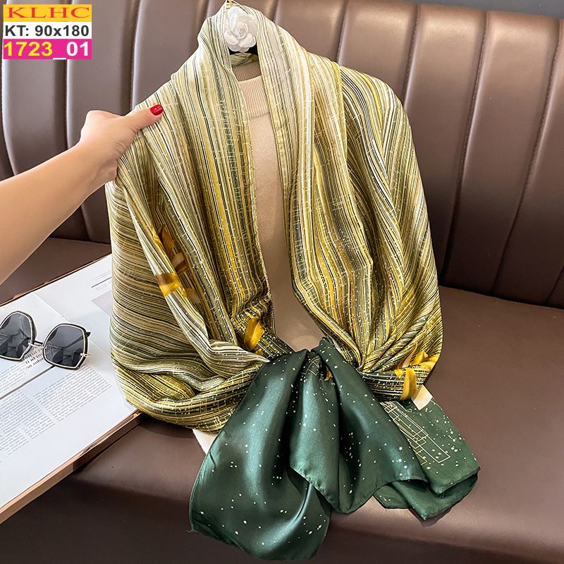 Khăn Choàng Cổ Lụa Thời Trang Thế Giới Khăn Đẹp KLHC 1090_1