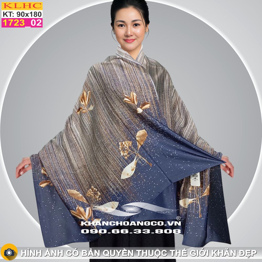Khăn Choàng Cổ Lụa Thời Trang Thế Giới Khăn Đẹp KLHC 1090_2