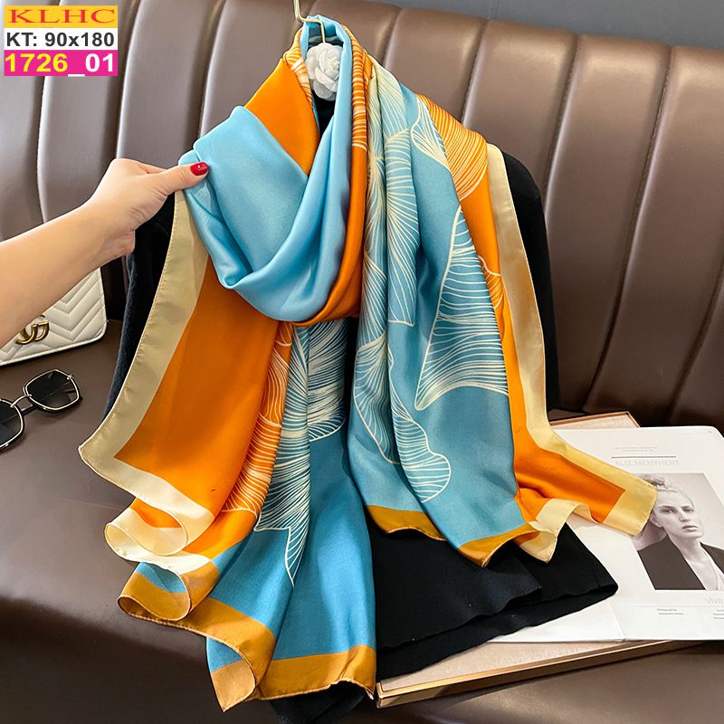 Khăn Choàng Cổ Lụa Thời Trang Thế Giới Khăn Đẹp KLHC 1095_1