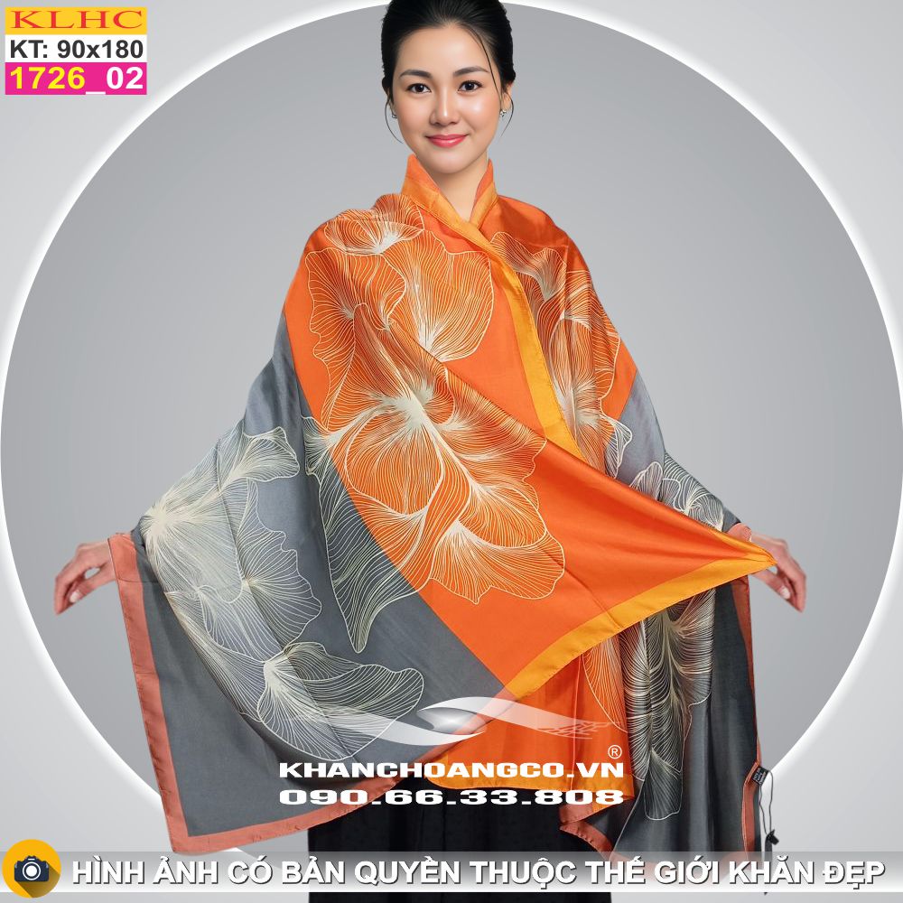 Khăn Choàng Cổ Lụa Thời Trang Thế Giới Khăn Đẹp KLHC 1095_2