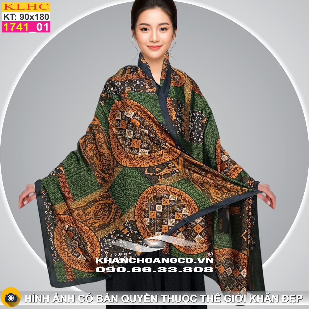 Khăn Choàng Cổ Lụa Thời Trang Thế Giới Khăn Đẹp KLHC 1051_1