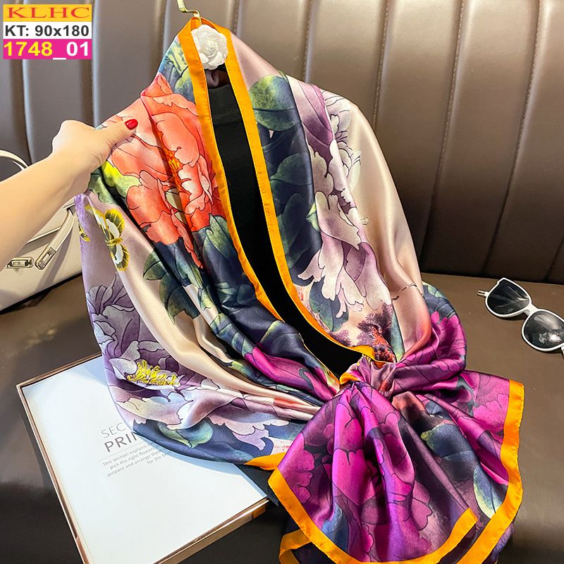 Khăn Choàng Cổ Lụa Thời Trang Thế Giới Khăn Đẹp KLHC 1044_1