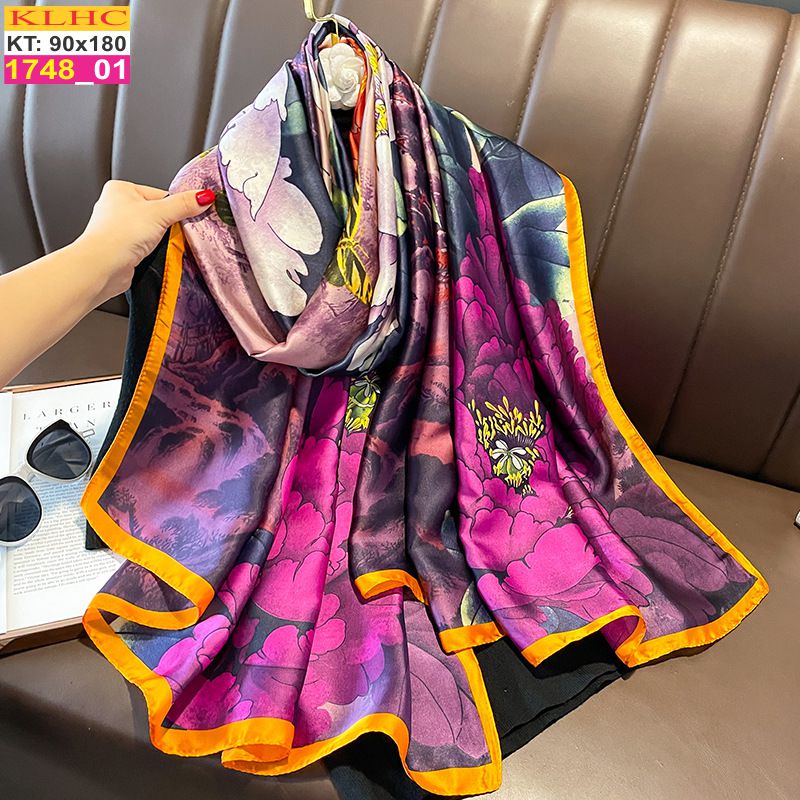 Khăn Choàng Cổ Lụa Thời Trang Thế Giới Khăn Đẹp KLHC 1044_1