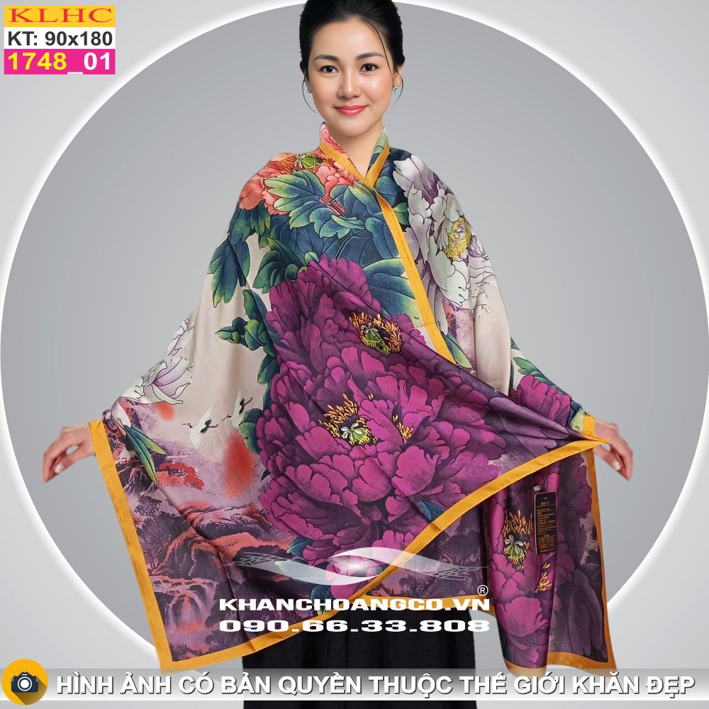 Khăn Choàng Cổ Lụa Thời Trang Thế Giới Khăn Đẹp KLHC 1044_1