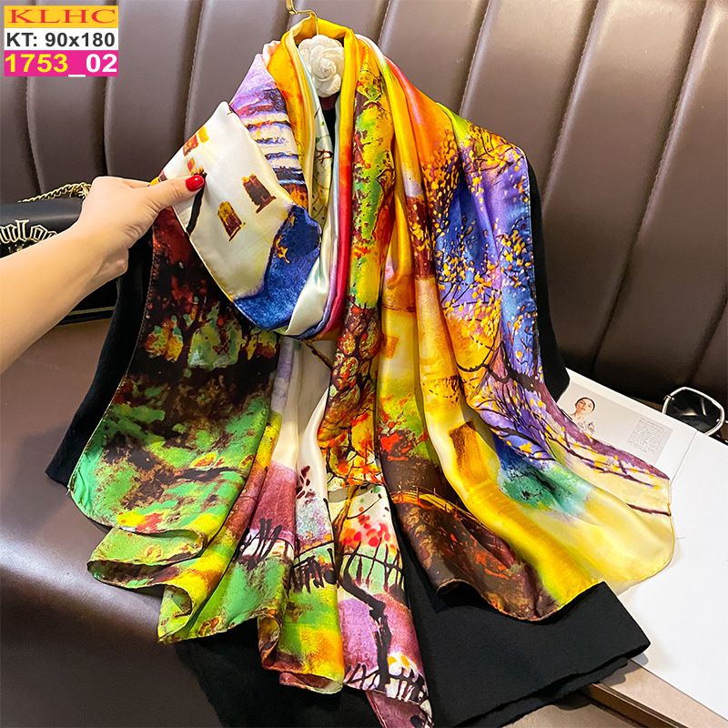Khăn Choàng Cổ Lụa Thời Trang Thế Giới Khăn Đẹp KLHC 1154_2