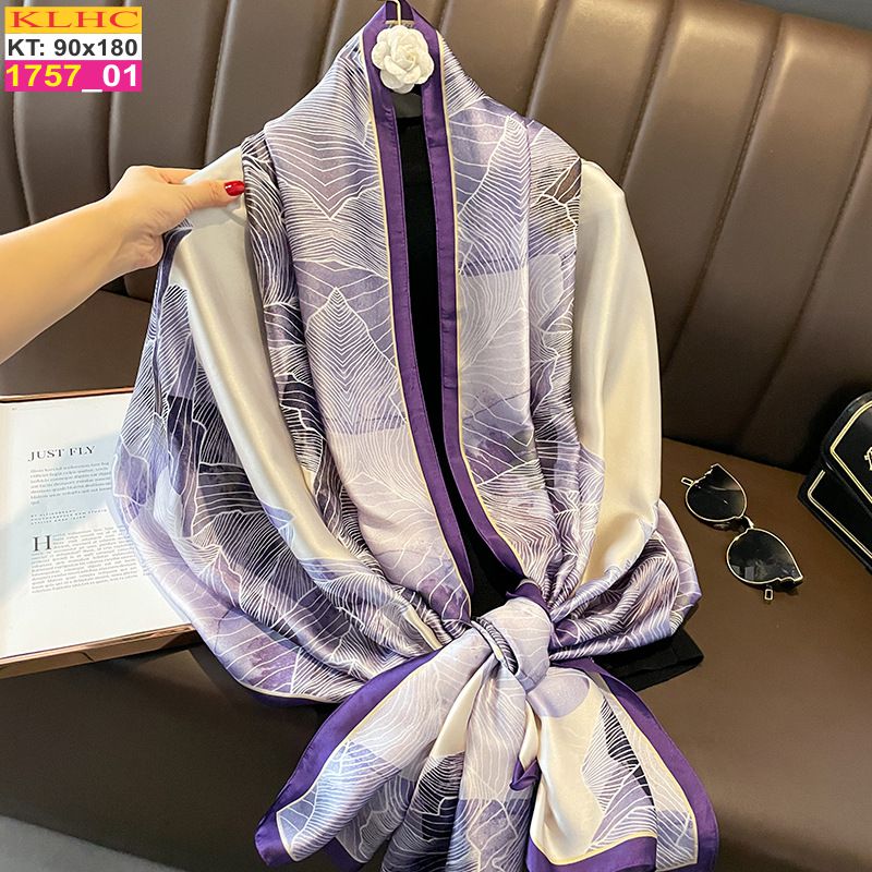 Khăn Choàng Cổ Lụa Thời Trang Thế Giới Khăn Đẹp KLHC 1146_1