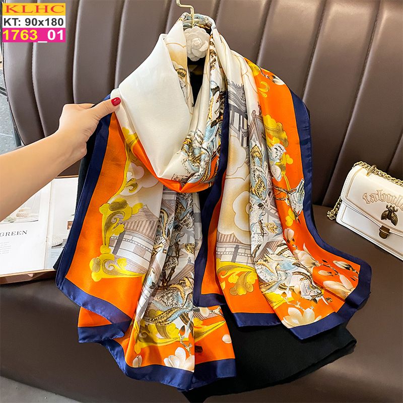 Khăn Choàng Cổ Lụa Thời Trang Thế Giới Khăn Đẹp KLHC 1037_1