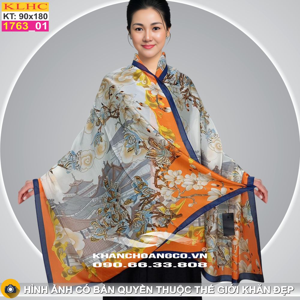 Khăn Choàng Cổ Lụa Thời Trang Thế Giới Khăn Đẹp KLHC 1037_1