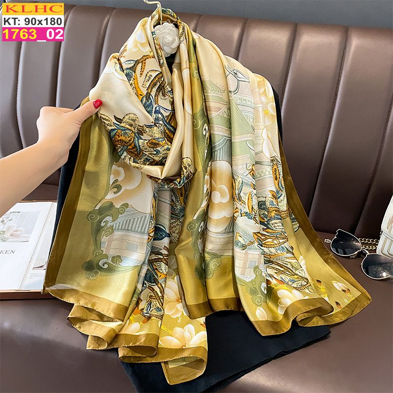 Khăn Choàng Cổ Lụa Thời Trang Thế Giới Khăn Đẹp KLHC 1037_2