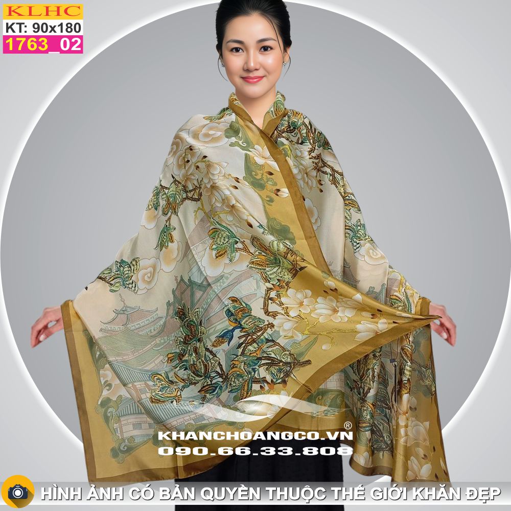 Khăn Choàng Cổ Lụa Thời Trang Thế Giới Khăn Đẹp KLHC 1037_2
