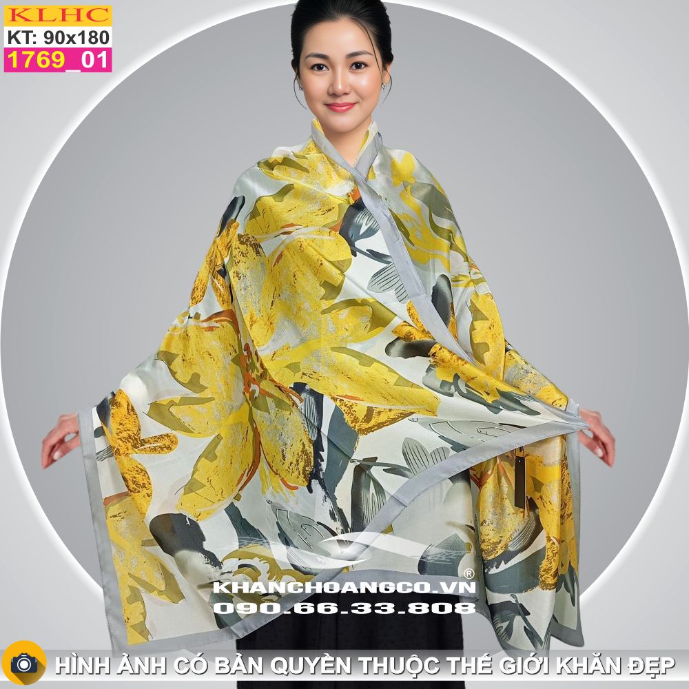 Khăn Choàng Cổ Lụa Thời Trang Thế Giới Khăn Đẹp KLHC 1054_1