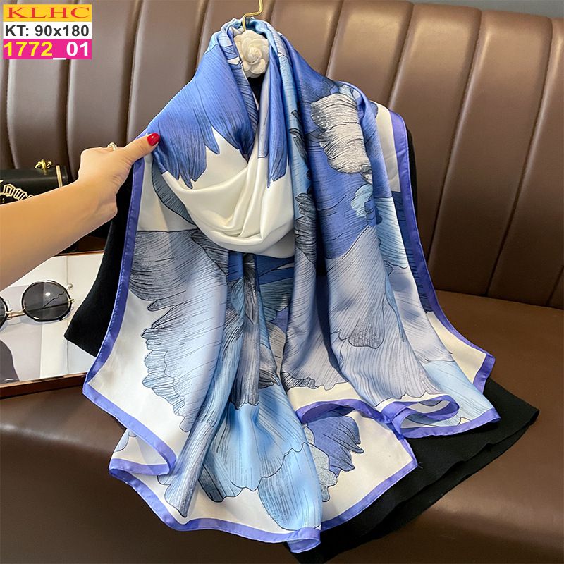 Khăn Choàng Cổ Lụa Thời Trang Thế Giới Khăn Đẹp KLHC 1078_1