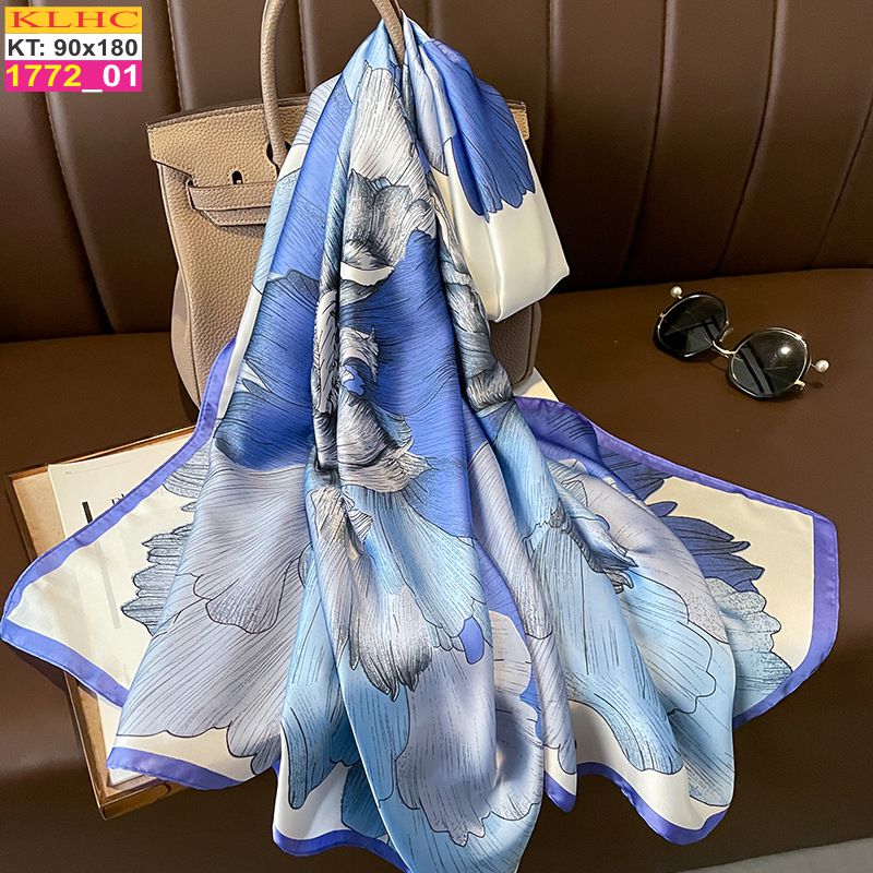 Khăn Choàng Cổ Lụa Thời Trang Thế Giới Khăn Đẹp KLHC 1078_1
