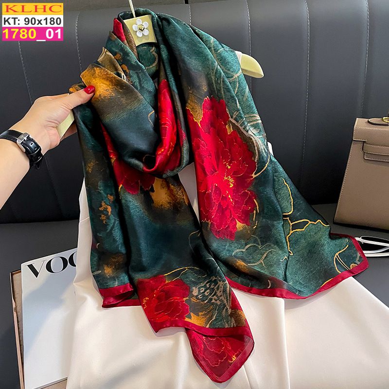 Khăn Choàng Cổ Lụa Thời Trang Thế Giới Khăn Đẹp KLHC 1034_1